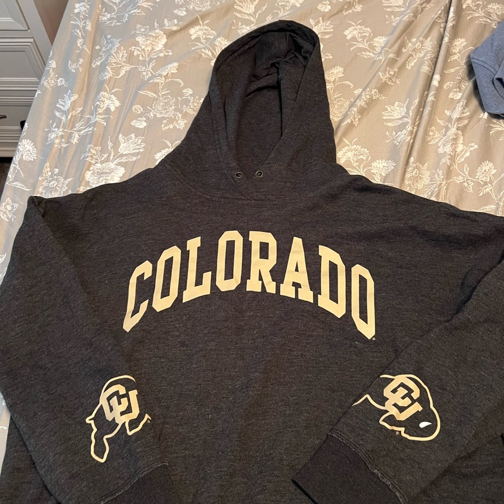 Colorado Buffaloes Cropped Hoodie Sweater